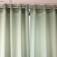 Stained curtain before professional treatment in dawes-point-nsw
